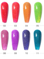 Esmaltes de gel, polish gel reflectivo G19