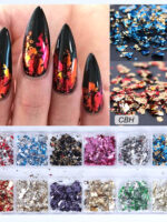 Papel de aluminio de 12 colores fluorecente