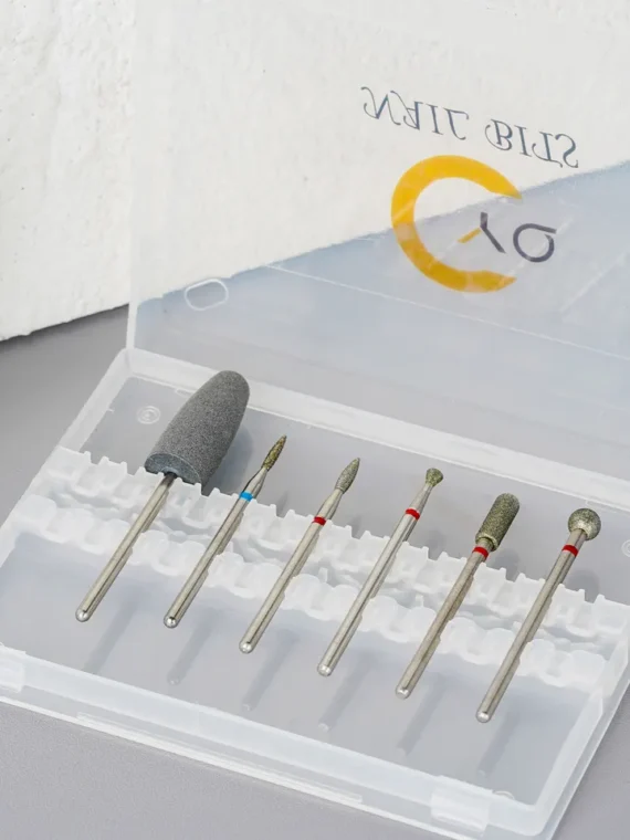 Juego de brocas para manicura y pedicura profesional, Set de brocas de silicona para uñas