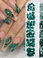 Brillantes diamantes de imitación para de varios tamaños