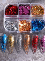 Papel de aluminio de 6 colores fluorecente