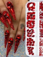 Brillantes diamantes de imitación para de varios tamaños